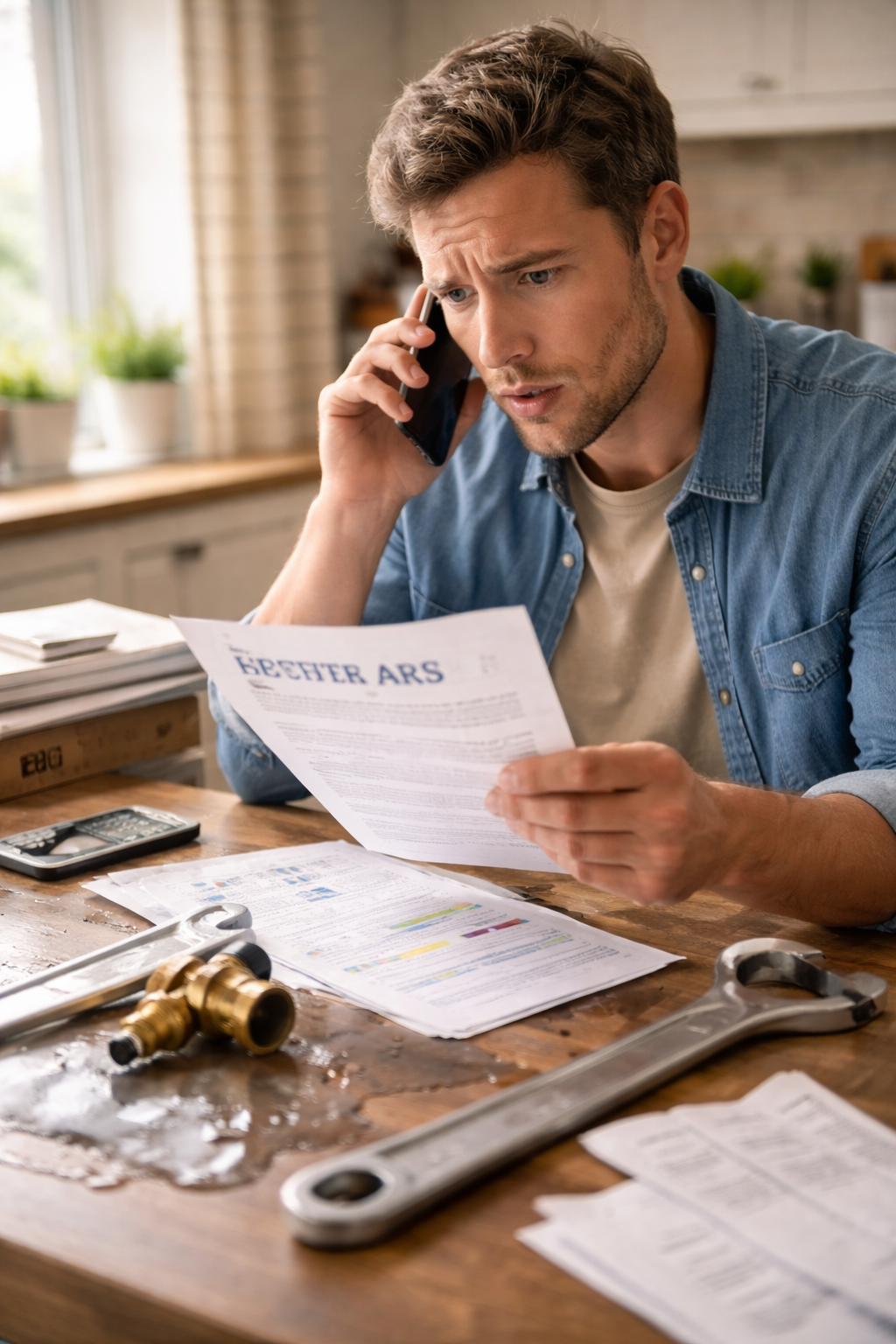 water bill leak charge dispute