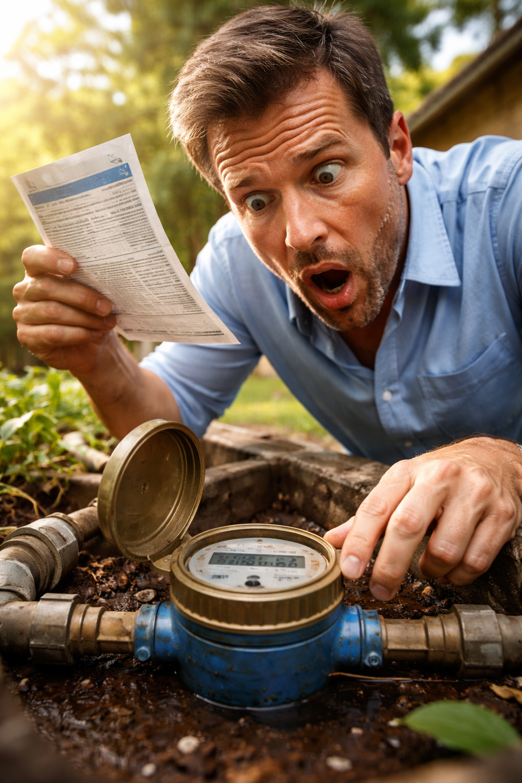 water bill unusually high dispute