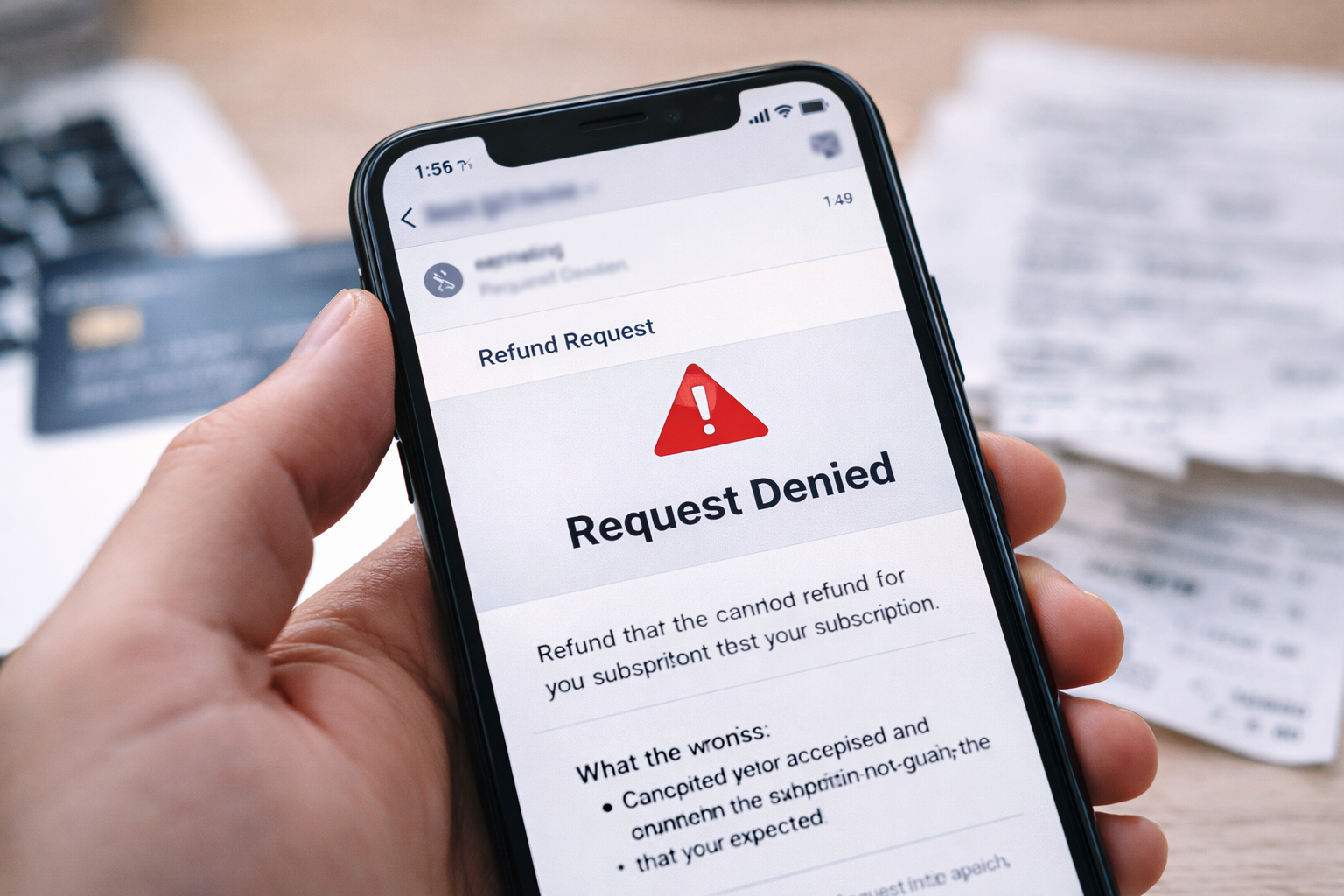 Subscription Refund Denied