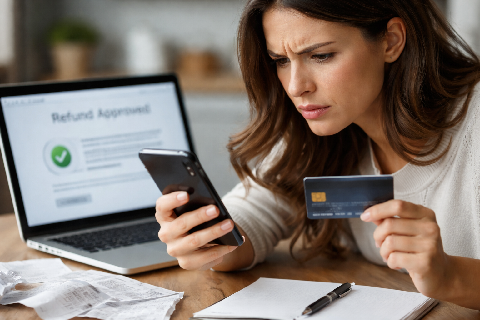 subscription refunded but card not credited