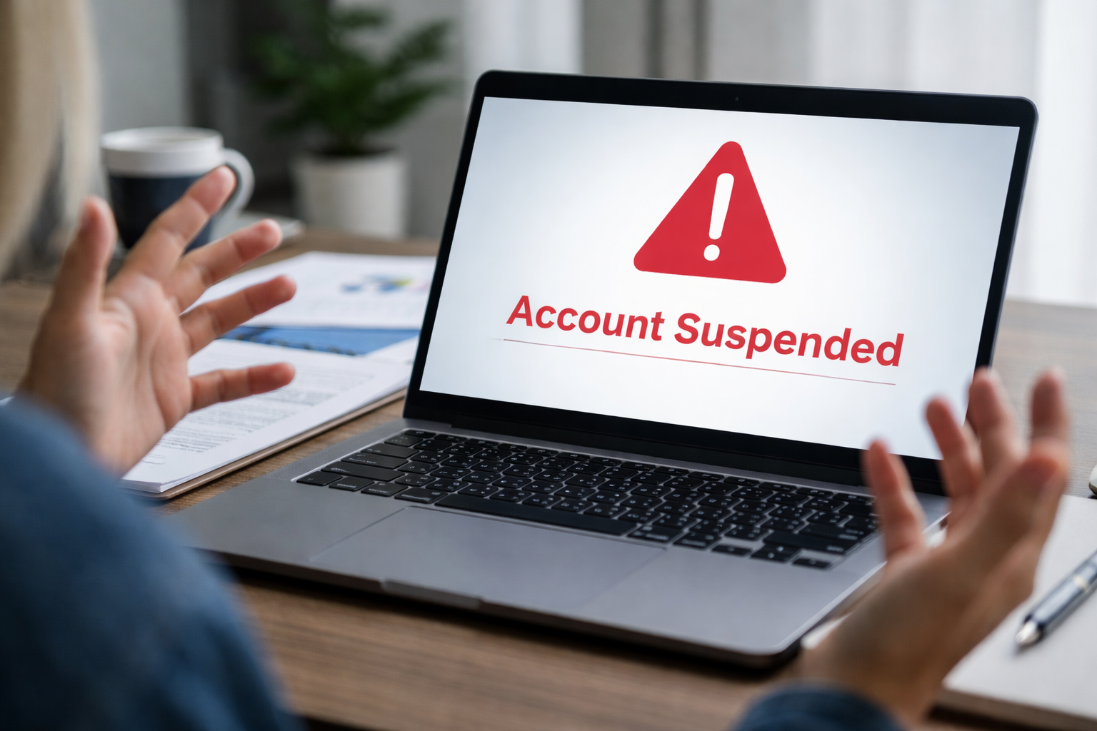 account suspended due to billing error