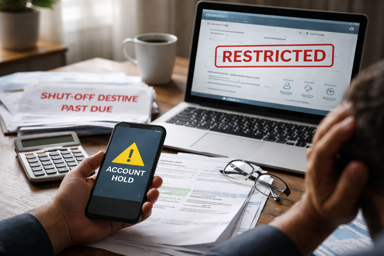 Utility Account Placed on Administrative Hold After Billing Dispute