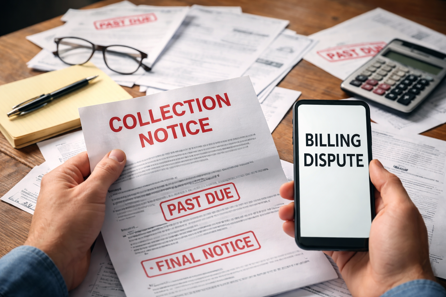 Billing Dispute Open but Account Sent to Collections