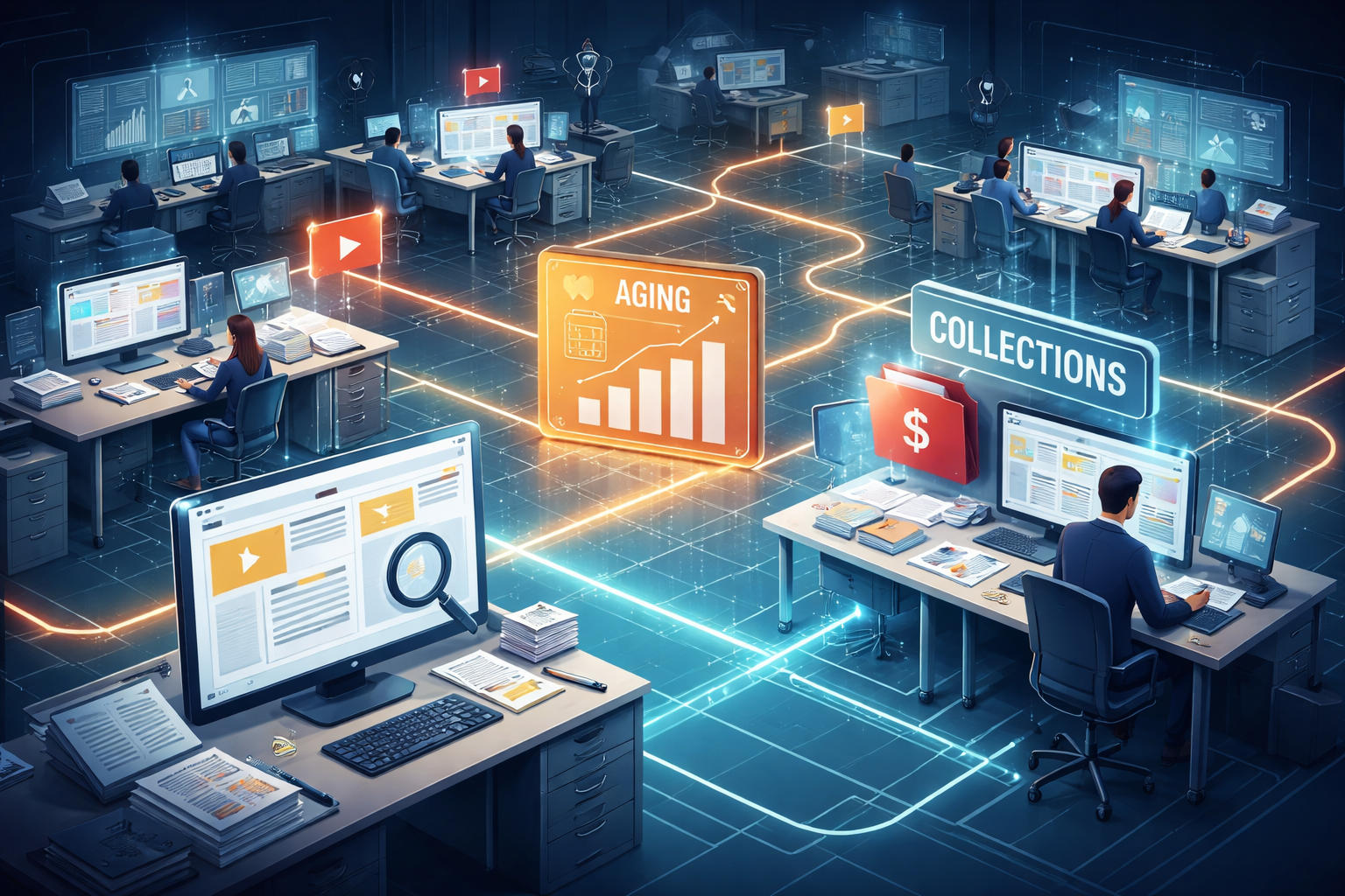 How Billing Systems Route Accounts from Dispute to Collections Internally
