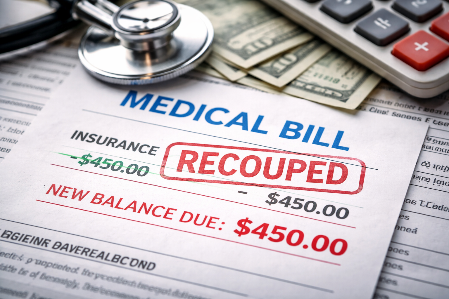 Medical Bill Adjusted After Insurance Recoupment Demand