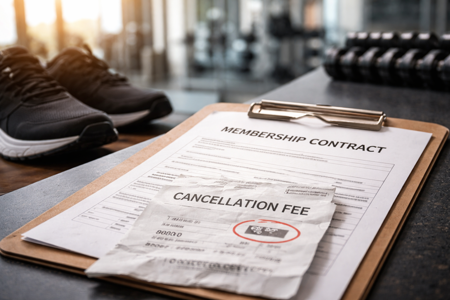 Gym Membership Cancellation Fee Charged After Contract Ended